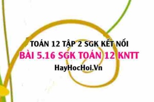 Bài 5.16 SGK Toán 12 tập 2 Kết nối tri thức: Xét vị trí tương đối giữa hai đường thẳng